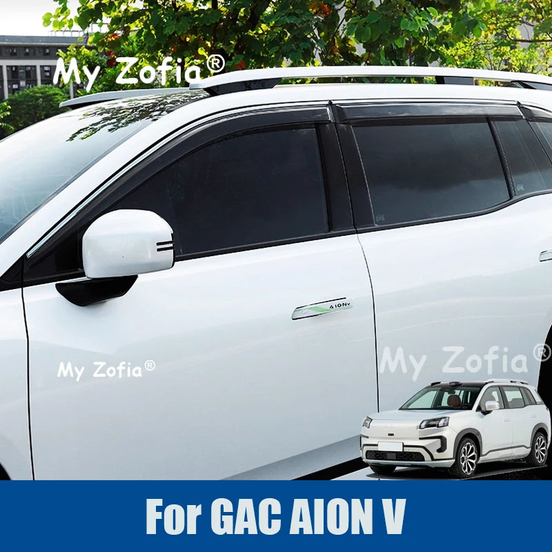 For GAC AION V 2024 2025 2026 Car Side Window Vent Visor | Sun Rain Deflector Guard