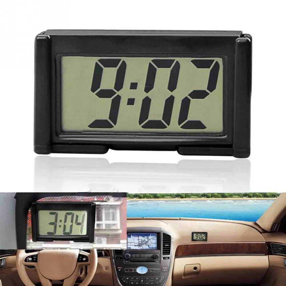 Car Dashboard Digital Clock Square Self Adhesive detail view