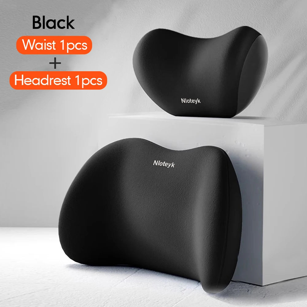 Car Universal Headrest Lumbar Memory Foam Cervical Lumbar Support Car Headrest Backre alternate view