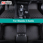 KAHOOL Custom Car Floor Mats For Mazda 3 Axela Auto Carpets Foot Coche Accessorie