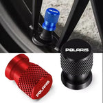 4pcs Waterproof Car Tire Valve Caps | Universal Tire Stem Covers for Polaris Vehicles