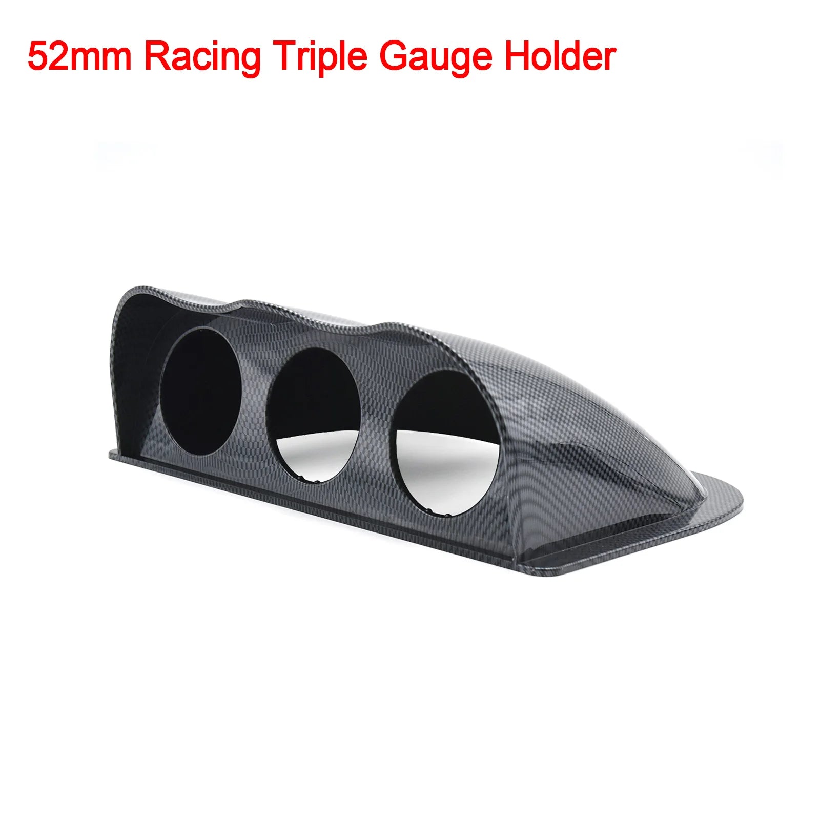 AD 2" 52mm Red and Blue Dual LED Car Gauge Set | Boost, Water Temp, Oil Temp, Oil Pre alternate view