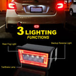 For Subaru Impreza WRX/STI or Crosstrek 3-In-1 Full LED Rear Fog Light Function as Ta alternate view