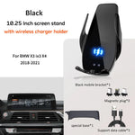 Car Phone Holder Screen Mount Dedicated Base In Car Mobile Support For BMW X3 ix3 X4 G01 G02 Portable Navigation Phone Holder