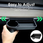 For Tesla Model 3/Y Storage Box Automobile Glove Box Rack Storage Box Shelf Mobile Phone Water Cup Holder Hook ABS Material