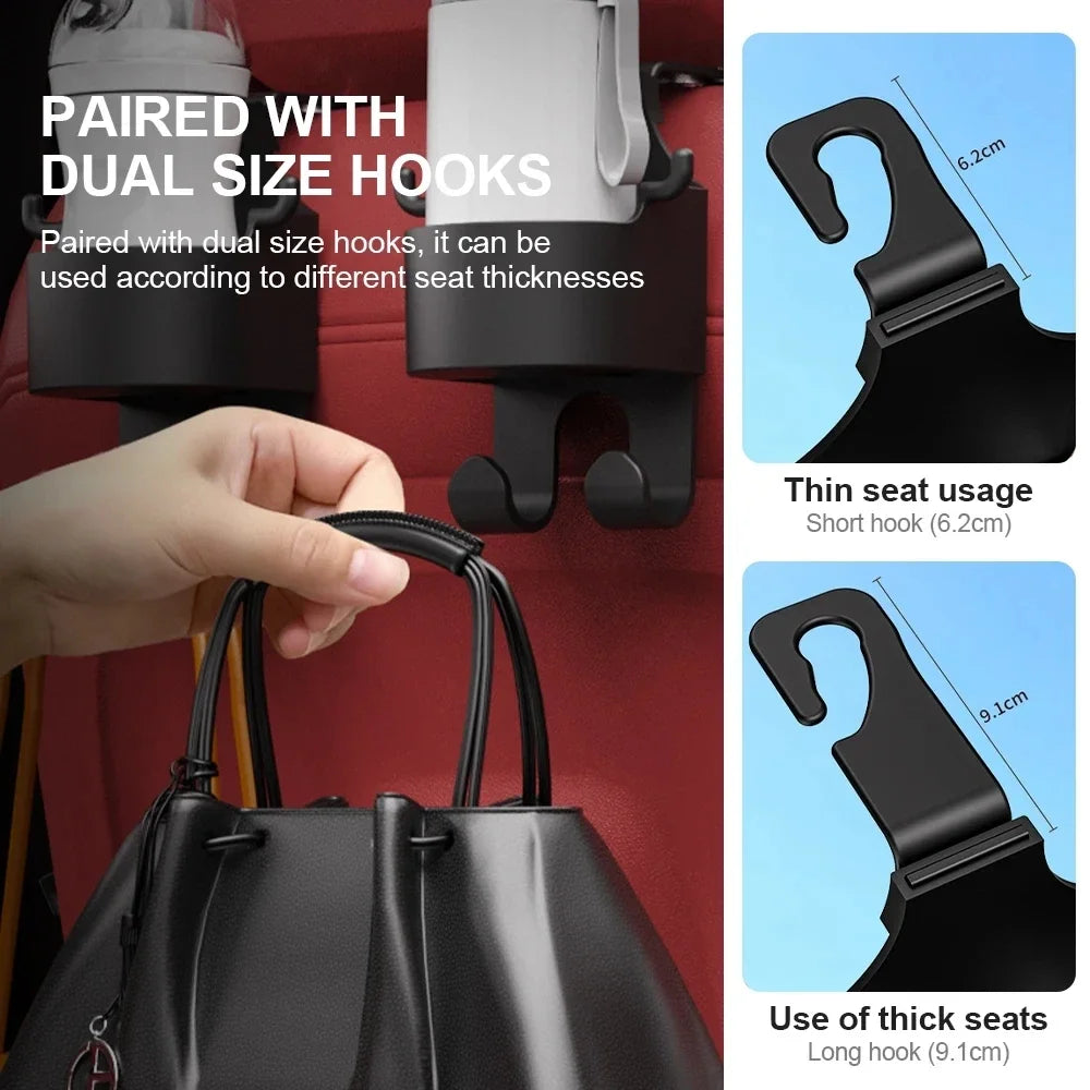 Car Headrest Cup Holder Hook Organizer alternate view