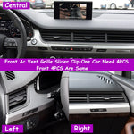 Q7 Car Interior Front Left Right Middle Air Vent Grille AC Tab Clip Slider Repair Kit For Audi 2016-2019 4M1820901