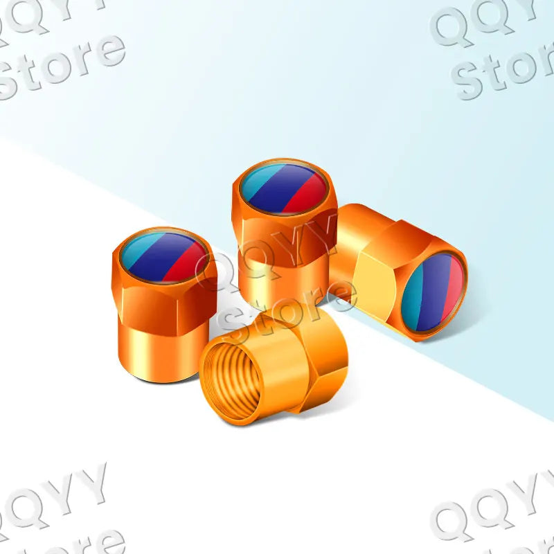 4pcs Metal Alloy Car Wheel Tire Valve Caps | Waterproof Dustproof Tire Stem Covers alternate view