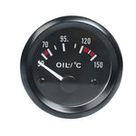 Car Gauge Set 52mm 12V | Water Temp Oil Temp Oil Press Fuel Volts Ammeter close-up view