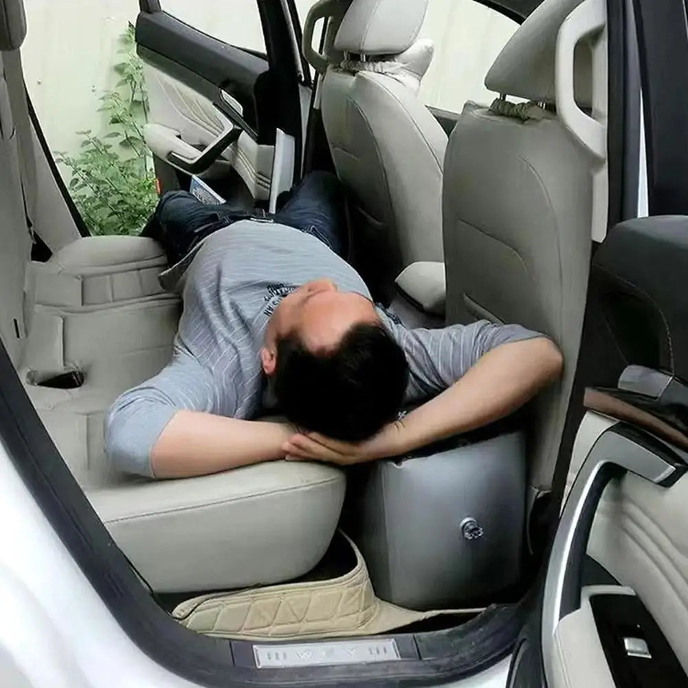 Car Travel Bed Inflatable Bed Back Seat Inflable Air Mattress Accessories Car Interio lifestyle view