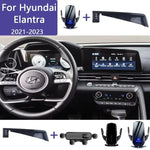 Car Phone Holder For Hyundai Elantra CN7 2023 2021-2024 Navigation Screen Fixed Bracket Wireless Charging Car Phone Mount Base