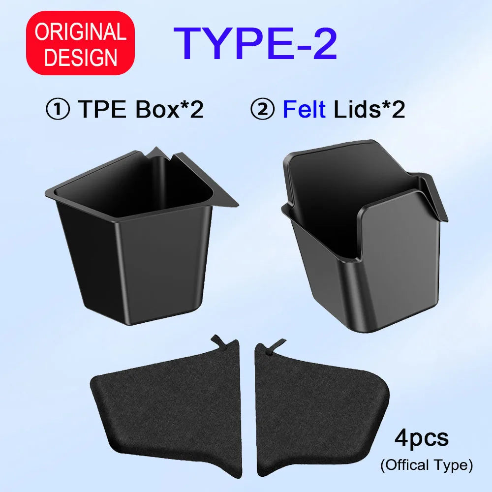 Tesmayx Model Y Juniper Trunk Organizer | TPE Cargo Storage Bins for 2025 2026 Tesla lifestyle view