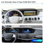 24.6 Inch Dual Screen Car Radio for Mercedes S Class W222 2014-2017 | CarPlay GPS Mul alternate view