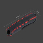 Car Artificial Leather Handbrake Cover Protective Sleeve Hand Brake Protection Car Inter detail view