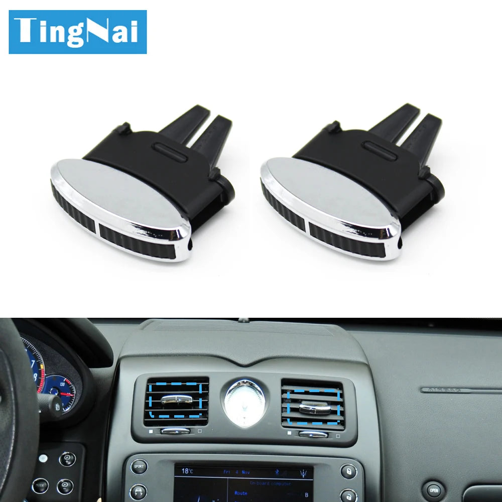 1/2/4/6PCS Car Front  Rear Air Vent AC Vent Grille Slider Tab Clip Repair Kit For Maserati Quattroporte GranCabrio GranTurismo