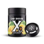 Portable Car Air Freshener | Solid Fiber Cotton Diffuser with Tropical Fruit Scent close-up view