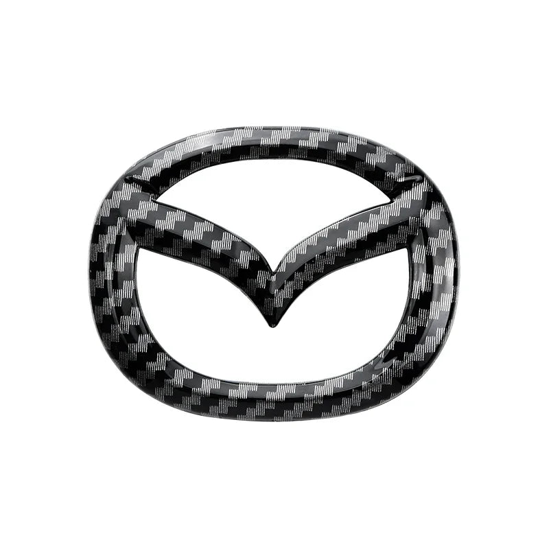 Mazda Steering Wheel Center Sticker – ABS Emblem for CX-4, CX-5, Atenza, Axela
