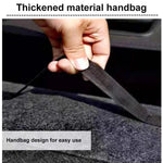 1PC Dark Gray Car Felt Storage Box Car Storage Bag Enlarged and Thickened Soft Felt additional angle