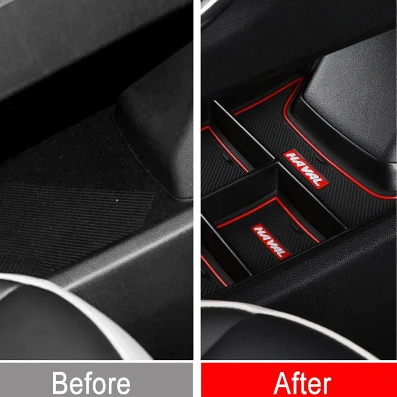 Car Armrest Storage Box Center Console Glove Tray Car Accessories For Haval H6 3rd Gen 2021 2022 2023