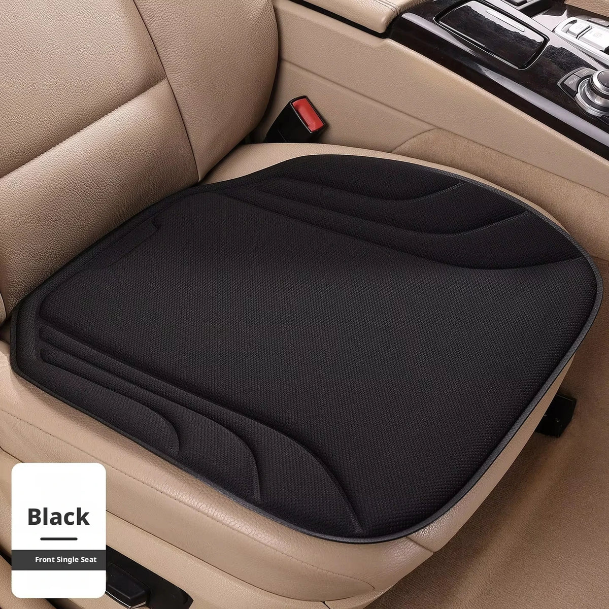 Latex Car Seat Cushion Cover, Breathable Fiber, Non-Slip Car Seat Protector, Suitab additional angle