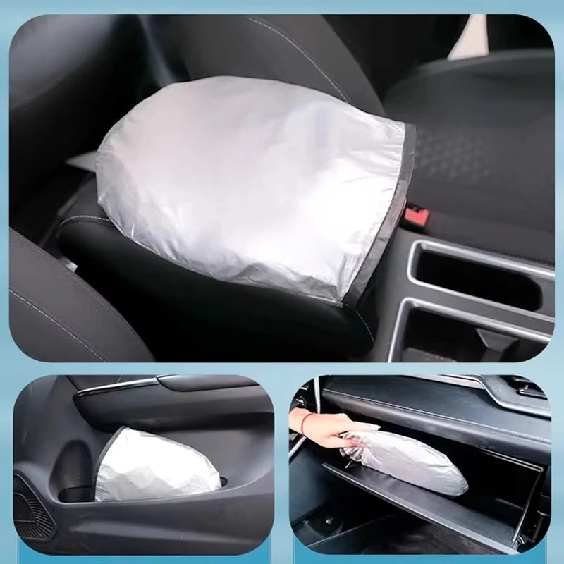 Car Windshield Sun Shade UV Protector Foldable additional angle