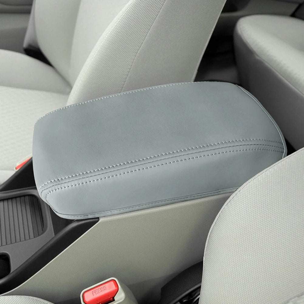 Car Microfiber Leather Armrest Box Cover Center Console Lid Cover Interior Accessories For Honda Civic 9th Gen 2012 - 2015