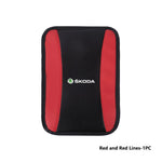 For Skoda Car Armrest Mat Center Console Arm Rest Protection Cushion Kamiq Karoq Octavia 2 3 Rapid Scala Kami Fabia VII VRS