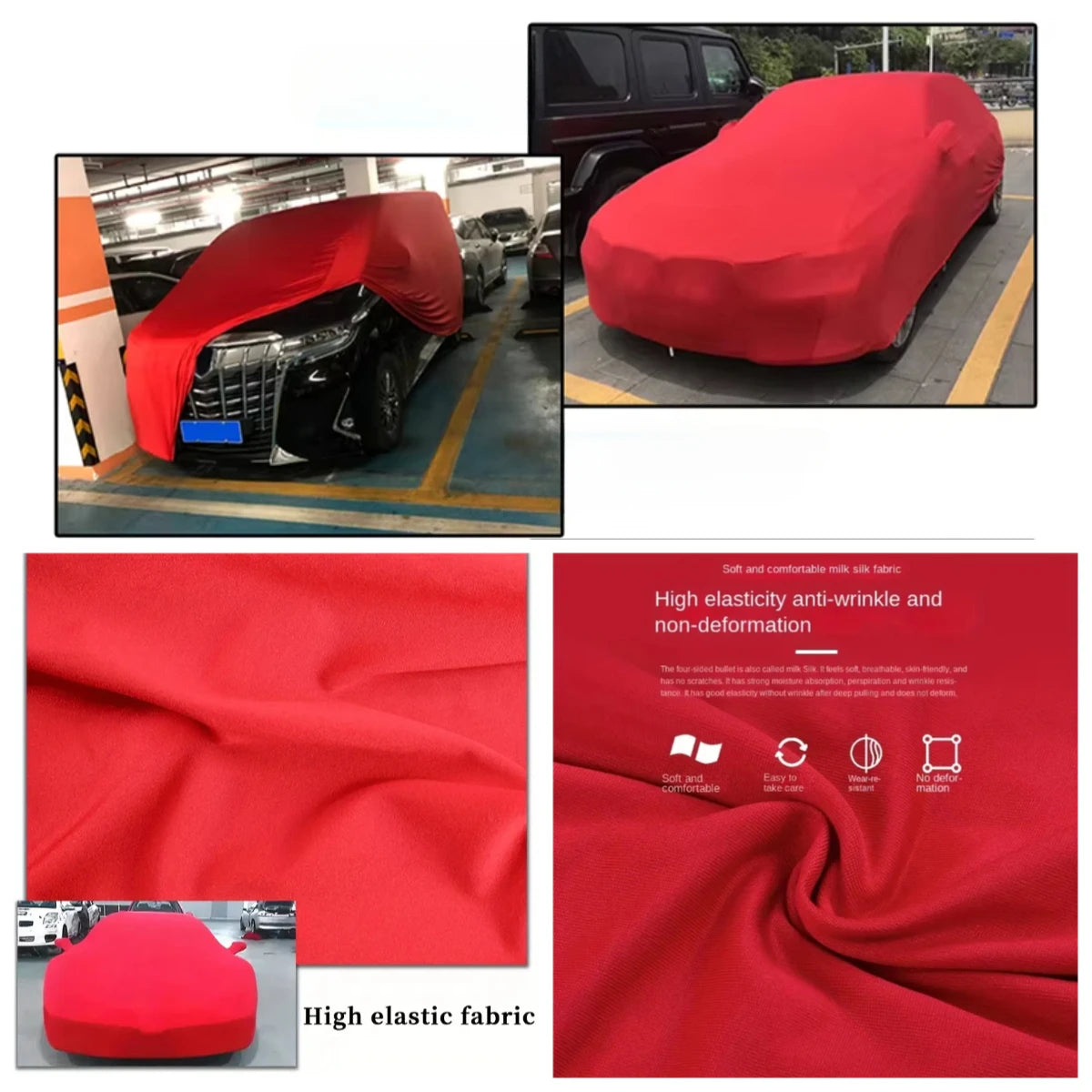 Universal Stretch Car Cover | Sunproof Windproof Dustproof UV Protection for Sports C lifestyle view