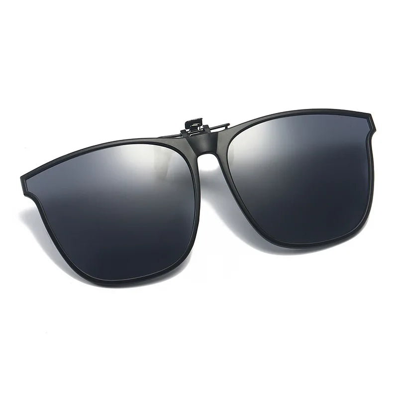 Polarized Clip On Sunglasses Men Car Driver Goggles UV400 Sun Glasses Anti Glare Vint lifestyle view