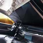car sunshade car sunshade retractable sunscreen heat insulation front windshield para alternate view