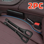 2Pcs Car Seat Gap Filler Console Organizer Storage Box