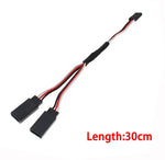RC Servo Extension Cable Futaba JR Male to Female close-up view