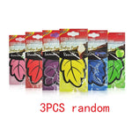 3-60pcs Car Air Freshener Natural Scented Tea Paper Auto Hanging Vanilla Perfume Fr additional angle