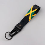 Flag Car Keychain Key Ring additional angle