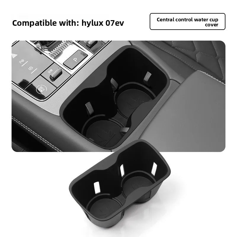 Cup Holder Insert for BYD Sealion 7/Seal 07 2024 Silicone Center Console Coaster Mat alternate view