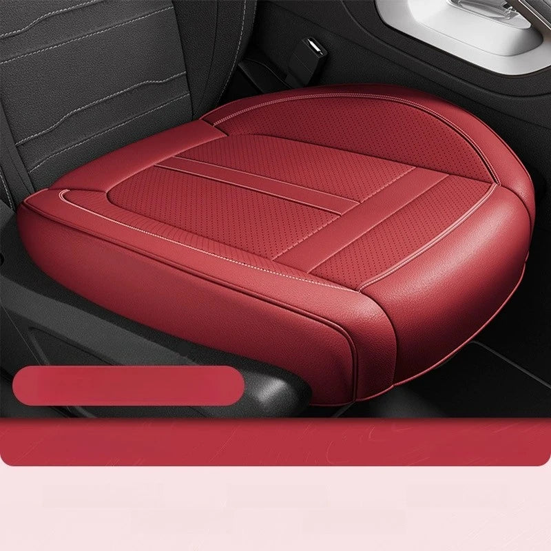 1PCS Nappa Leather Car Seat Cover Anti-Slip and Full Wrap Driver Car Seat Protector Mat detail view
