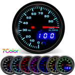 2" 52mm 7 Colors LED Dual Display Car Gauge Set | Boost Water Oil Temp Pressure Voltmete detail view