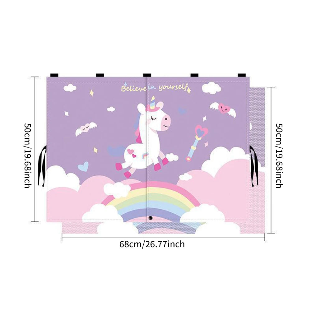 1Pcs Car Cartoon Cute Spaceman Magnet Side Window Sunshades Windshield Sunshade Rear lifestyle view