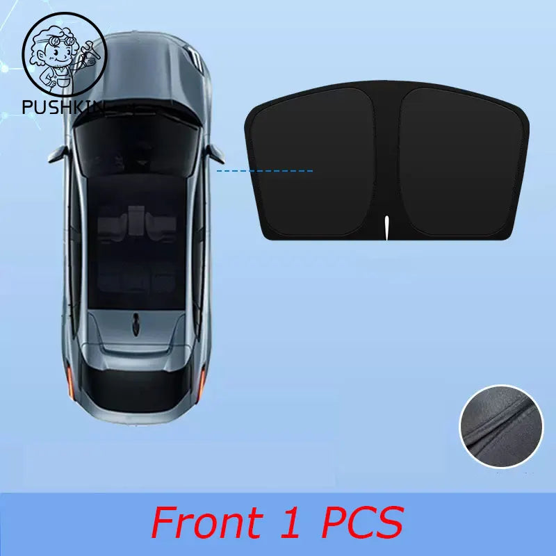 BYD Leopard 5 Denza B5 2025 2026 Car Sunshade | Side Window Privacy Curtains close-up view