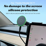 Car Phone Mount Holder 15W Magnetic Wireless Charger | Compatible with MagSafe for Tes close-up view