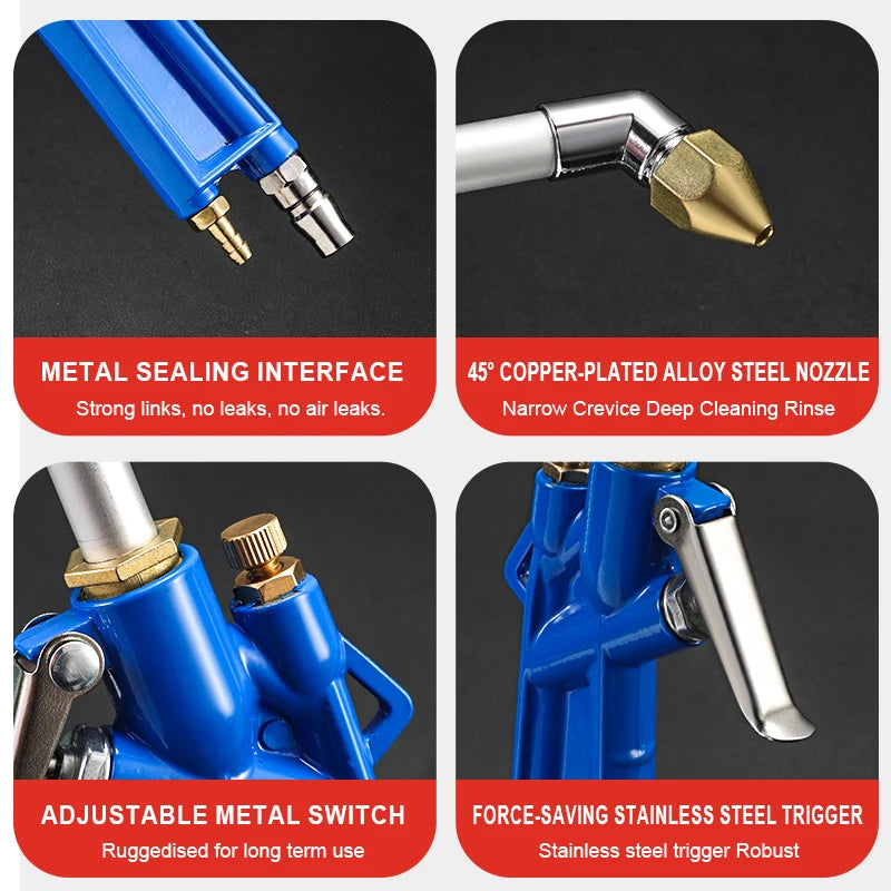 Pneumatic Cleaning Gun | High-Pressure Air and Water Dual-Purpose Spray Tool lifestyle view