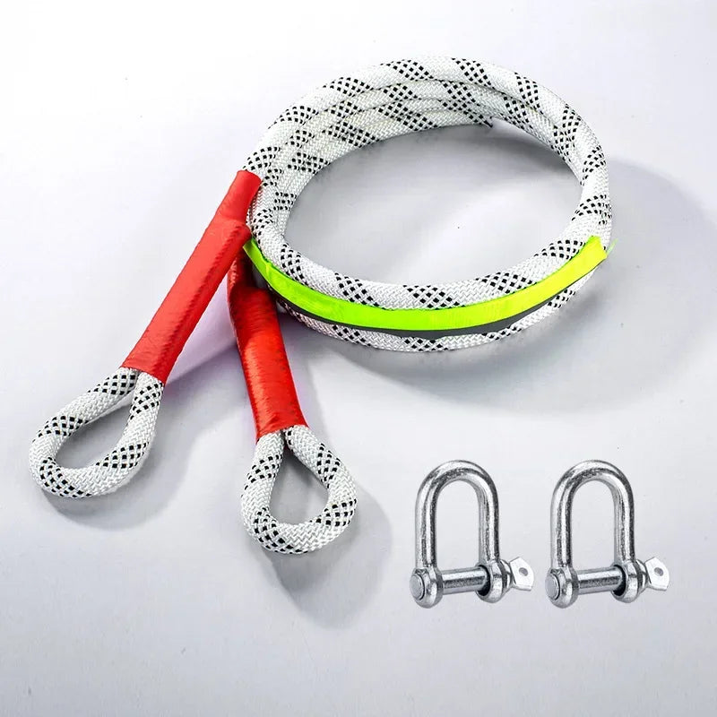Multiple Sizes Car Outdoor Off-road Trailer Tow Rope | Emergency Rescue and Pulling R lifestyle view