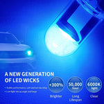 10X New W5W LED T10 Car Lights COB Glass Interior Parts Bulbs White ice blue Yellow Auto detail view