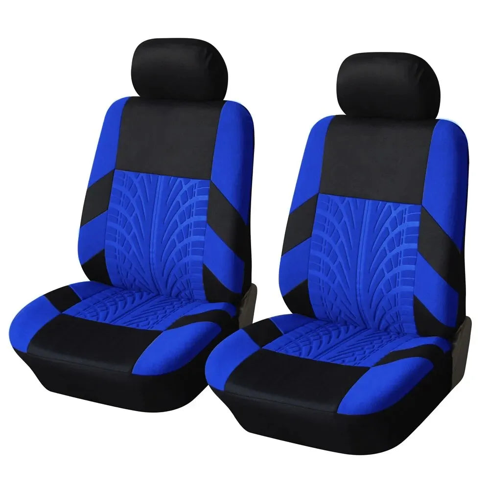 Car Seat Covers Full Set Front Split Rear Bench For Car Universal Cloth SUV Sedan Van Au detail view