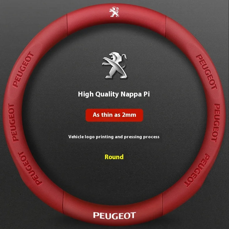 Car Steering Wheel Cover For Peugeot 106 107 108 206 207 208 301 307 308 406 407 408 lifestyle view