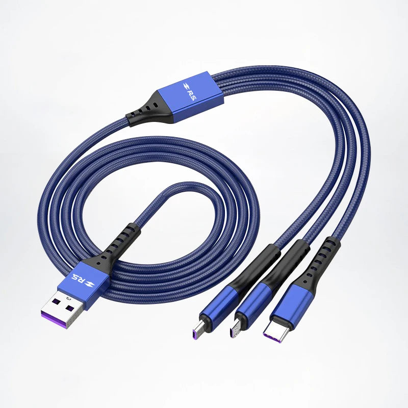 USB Car Charger with Data Cable | 3-in-1 Fast Charging Kit for Renault Models alternate view