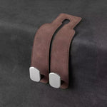 Car Headrest Hook Suede Dual Hanging Hook Anti-Slip alternate view