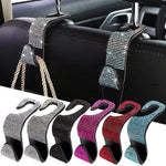 Rhinestone Car Headrest Hook Organizer