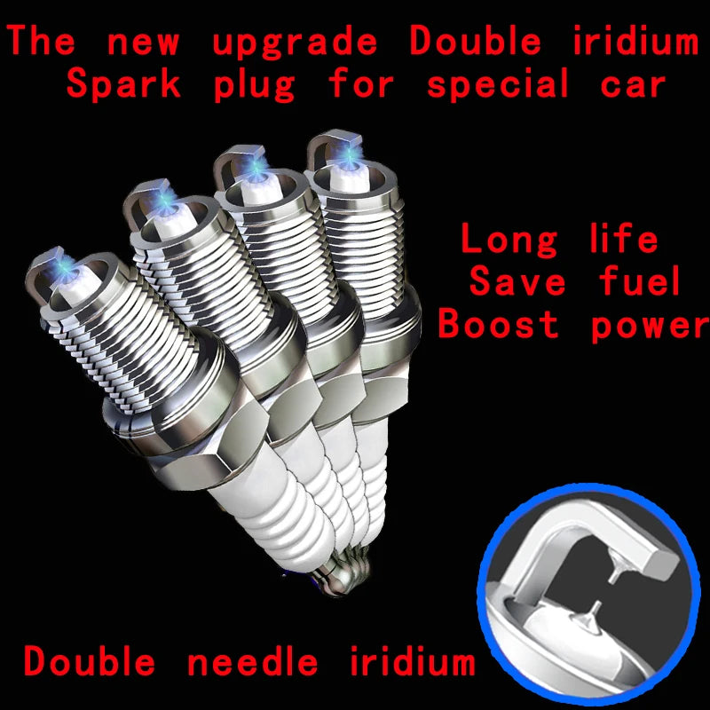 Adohon Iridium Spark Plugs 4-Pack | Fits Toyota Lexus
