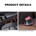 Car Seat Gap Filler Console Organizer 2PCS close-up view